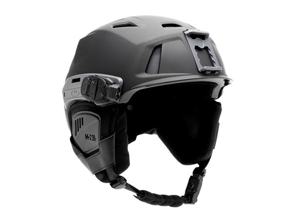 Team Wendy M216 Ski SAR hjelm sort/grå,Large, Tec Switch Rail Light