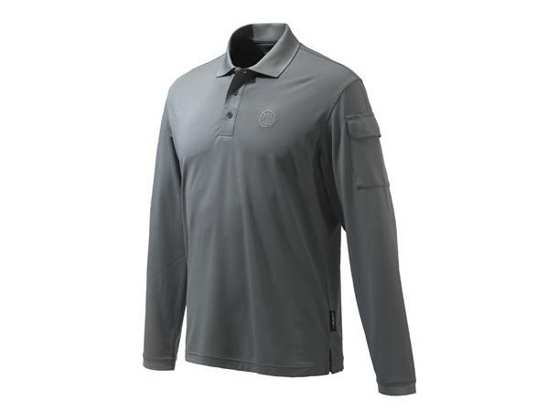 Beretta Miller Polo Long Sleeves Smoked Pearl L